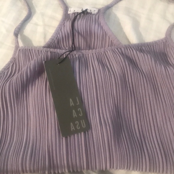 Anthropologie Milka Pleated Cami NWT Small Tank - Picture 7 of 7